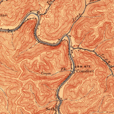 United States Geological Survey Peytona, WV (1911, 62500-Scale) digital map