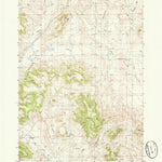 United States Geological Survey Pfeiffer Hill, WY (1984, 24000-Scale) digital map