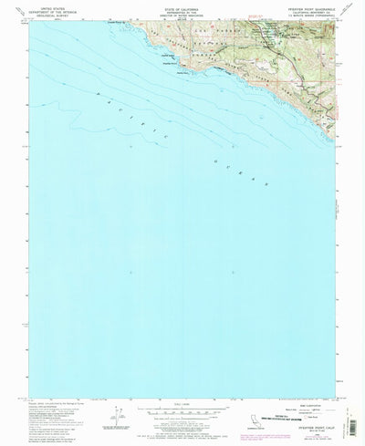 United States Geological Survey Pfeiffer Point, CA (1956, 24000-Scale) digital map