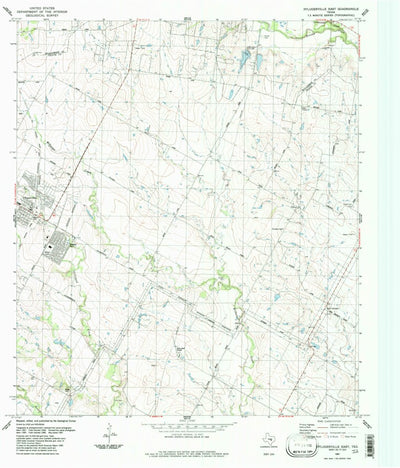 United States Geological Survey Pflugerville East, TX (1987, 24000-Scale) digital map