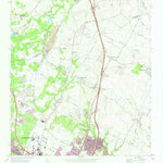 United States Geological Survey Pflugerville West, TX (1968, 24000-Scale) digital map