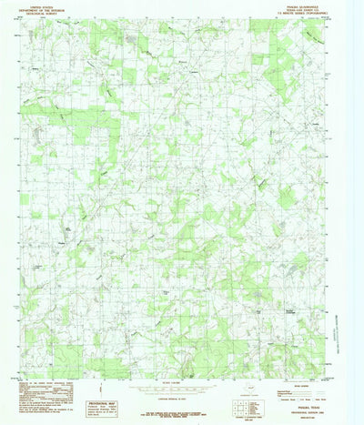 United States Geological Survey Phalba, TX (1984, 24000-Scale) digital map