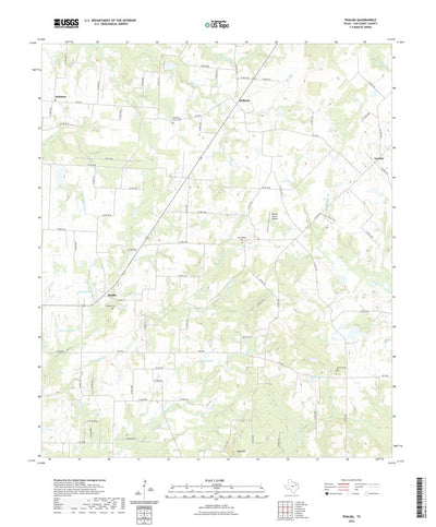 United States Geological Survey Phalba, TX (2022, 24000-Scale) digital map