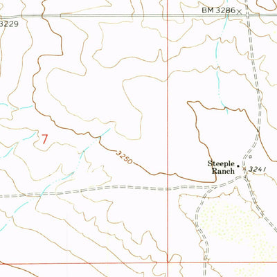 United States Geological Survey Phantom Banks, NM-TX (1968, 24000-Scale) digital map