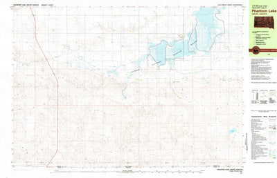 United States Geological Survey Phantom Lake, SD (1981, 25000-Scale) digital map