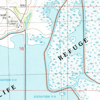 United States Geological Survey Phantom Lake, SD (1981, 25000-Scale) digital map