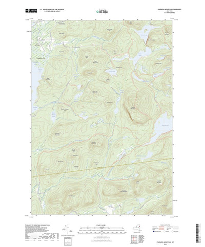 United States Geological Survey Pharaoh Mountain, NY (2023, 24000-Scale) digital map
