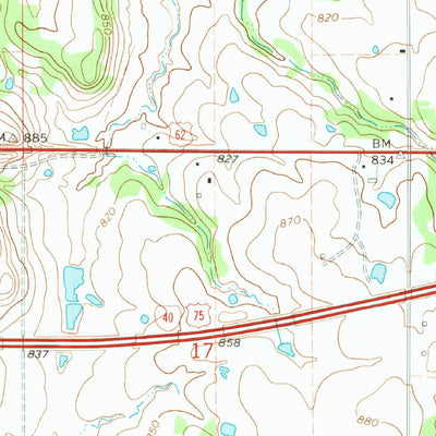 United States Geological Survey Pharoah, OK (1967, 24000-Scale) digital map