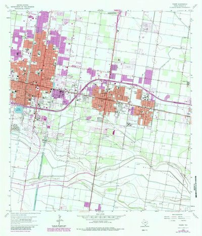 United States Geological Survey Pharr, TX (1963, 24000-Scale) digital map