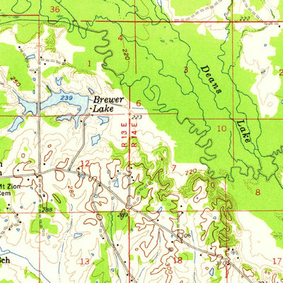 United States Geological Survey Pheba, MS (1959, 62500-Scale) digital map