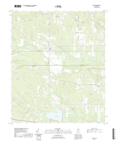 United States Geological Survey Pheba, MS (2020, 24000-Scale) digital map