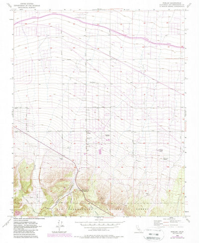 United States Geological Survey Phelan, CA (1956, 24000-Scale) digital map