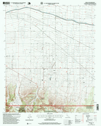 United States Geological Survey Phelan, CA (1996, 24000-Scale) digital map