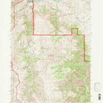 United States Geological Survey Phelps Mountain, WY (1991, 24000-Scale) digital map