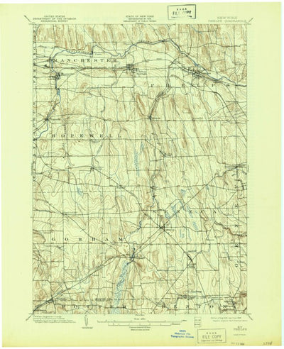 United States Geological Survey Phelps, NY (1902, 62500-Scale) digital map