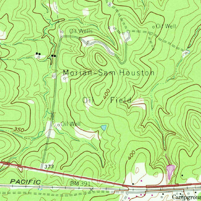United States Geological Survey Phelps, TX (1960, 24000-Scale) digital map