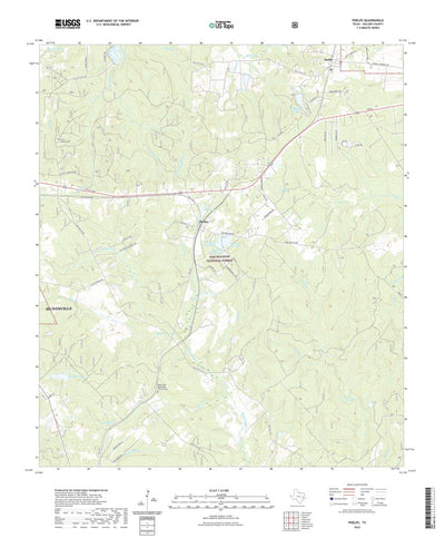 United States Geological Survey Phelps, TX (2022, 24000-Scale) digital map