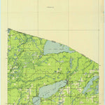 United States Geological Survey Phelps, WI-MI (1950, 48000-Scale) digital map