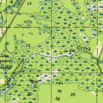 United States Geological Survey Phelps, WI-MI (1950, 48000-Scale) digital map