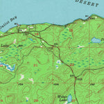 United States Geological Survey Phelps, WI-MI (1956, 62500-Scale) digital map