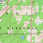 United States Geological Survey Phelps, WI-MI (1981, 24000-Scale) digital map