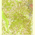 United States Geological Survey Phenix City, AL (1950, 24000-Scale) digital map