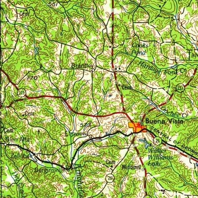 United States Geological Survey Phenix City, AL-GA (1958, 250000-Scale) digital map