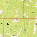 United States Geological Survey Phifer Creek, ID (1972, 24000-Scale) digital map