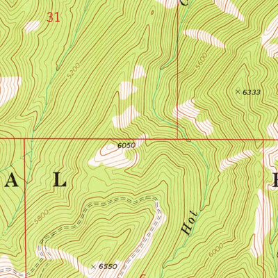 United States Geological Survey Phifer Creek, ID (1972, 24000-Scale) digital map