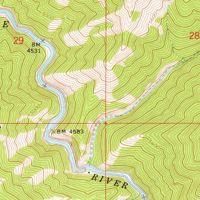 United States Geological Survey Phifer Creek, ID (1972, 24000-Scale) digital map