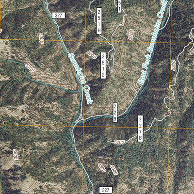 United States Geological Survey Phifer Creek, ID (2011, 24000-Scale) digital map