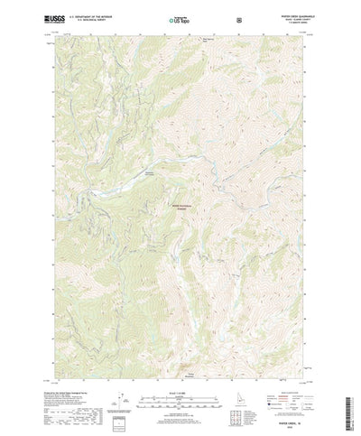 United States Geological Survey Phifer Creek, ID (2020, 24000-Scale) digital map