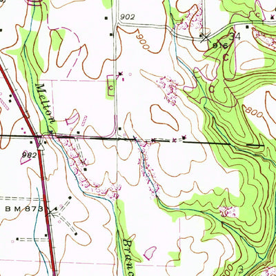 United States Geological Survey Phil Campbell, AL (1946, 24000-Scale) digital map