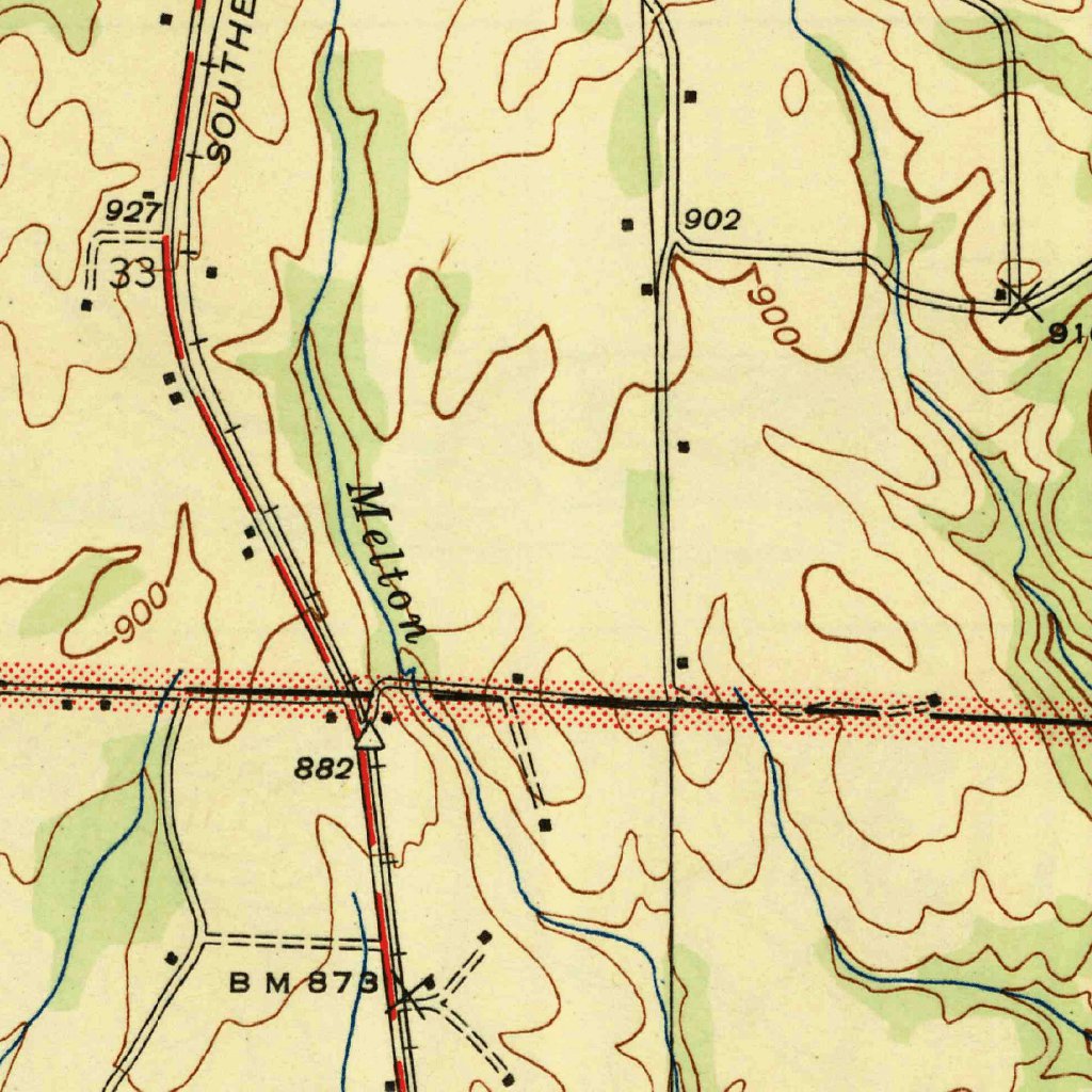 Phil Campbell, AL (1947, 24000Scale) Map by United States Geological Survey Avenza Maps