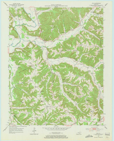 United States Geological Survey Phil, KY (1953, 24000-Scale) digital map