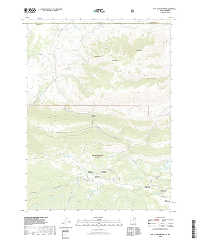 United States Geological Survey Phil Pico Mountain, UT (2020, 24000-Scale) digital map