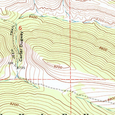 United States Geological Survey Phil Pico Mountain, UT-WY (1963, 24000-Scale) digital map