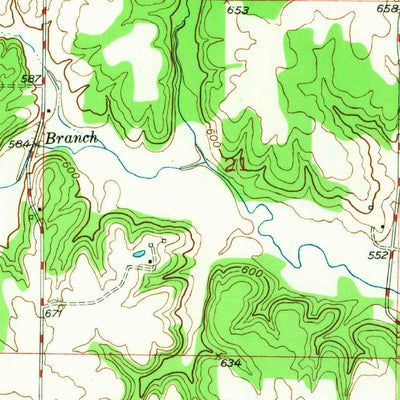 United States Geological Survey Philadelphia, MO (1949, 24000-Scale) digital map