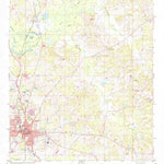 United States Geological Survey Philadelphia, MS (1972, 24000-Scale) digital map