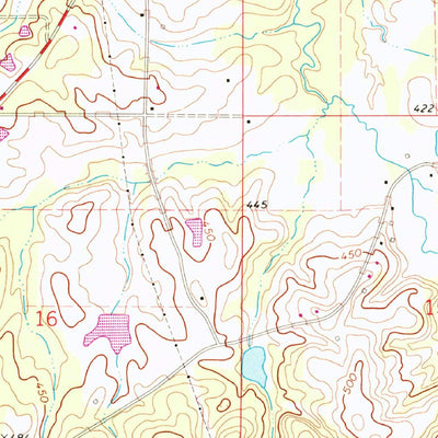 United States Geological Survey Philadelphia, MS (1972, 24000-Scale) digital map
