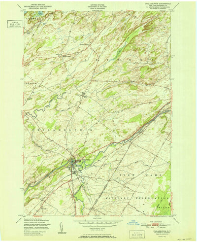 United States Geological Survey Philadelphia, NY (1951, 24000-Scale) digital map