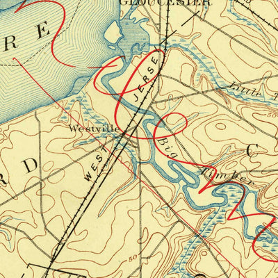 United States Geological Survey Philadelphia, PA-NJ (1891, 62500-Scale) digital map
