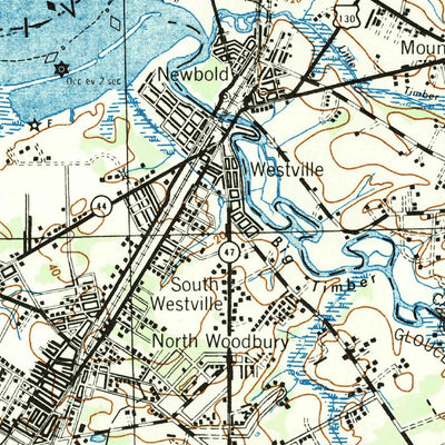 United States Geological Survey Philadelphia, PA-NJ (1943, 62500-Scale) digital map
