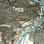 United States Geological Survey Philadelphia, PA-NJ (1943, 62500-Scale) digital map