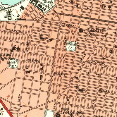 United States Geological Survey Philadelphia, PA-NJ (1949, 24000-Scale) digital map