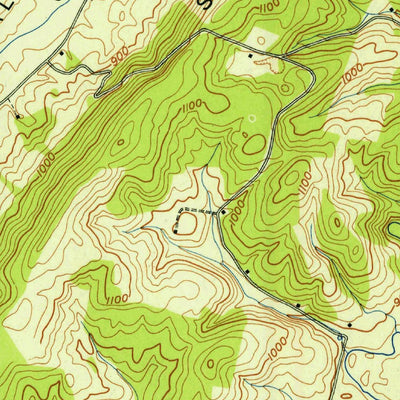 United States Geological Survey Philadelphia, TN (1940, 24000-Scale) digital map