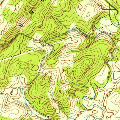 United States Geological Survey Philadelphia, TN (1952, 24000-Scale) digital map