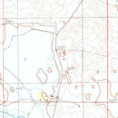 United States Geological Survey Philbrick Lake, NE (1985, 24000-Scale) digital map