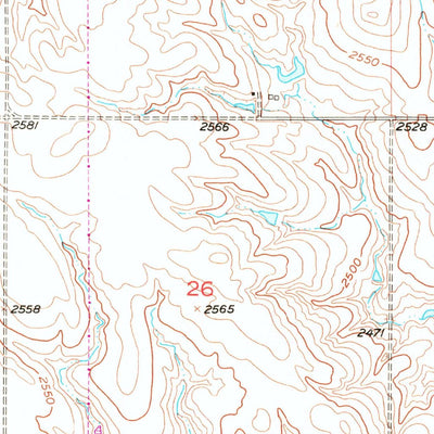 United States Geological Survey Philip Junction, SD (1953, 24000-Scale) digital map