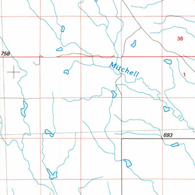United States Geological Survey Philip, SD (1983, 100000-Scale) digital map